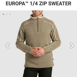 KUHL EUROPA 1/4 ZIP SWEATER